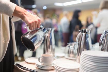 Koffie en Thee tijdens de pauze.