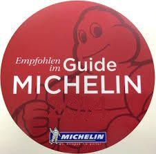 Foto toont logo aanbeveling van Guide Michelin