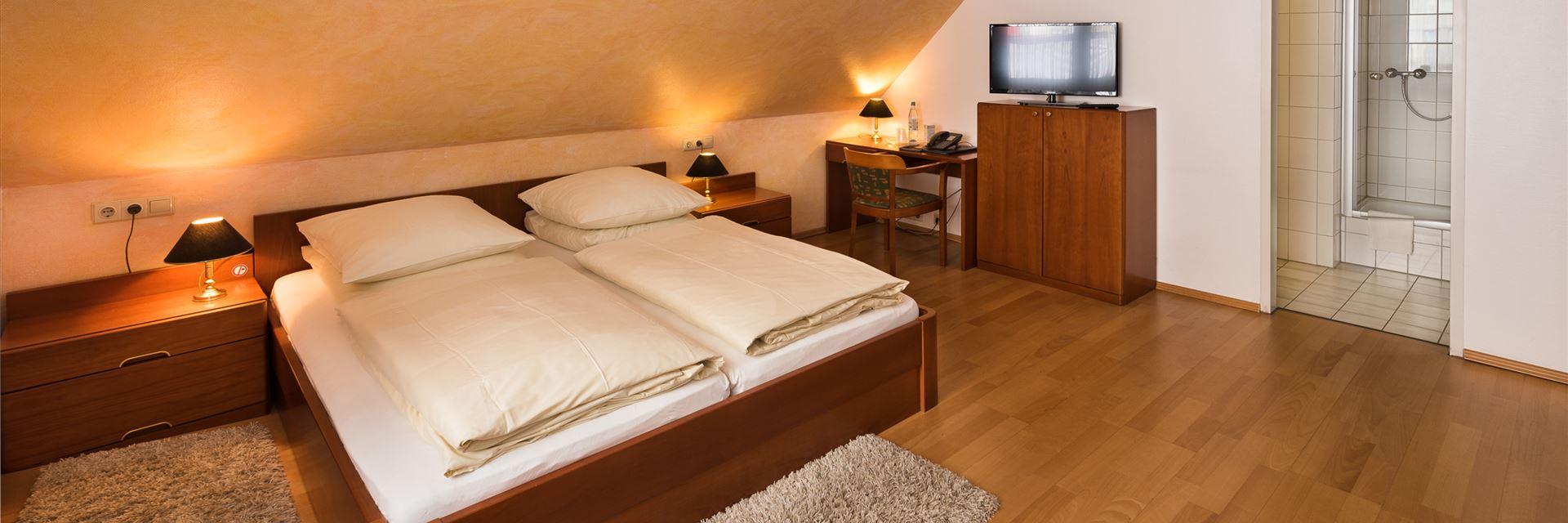 Foto van een economy tweepersoons kamer