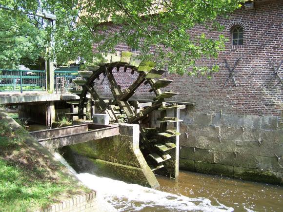 Foto van de watermolen bij berenschots molen