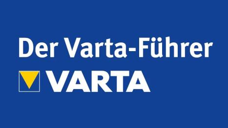 Foto toont logo van de Varta Guide